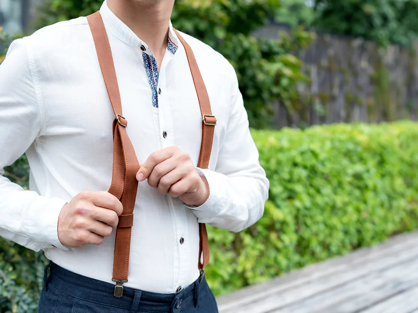 Braces for Men with Metal Clips