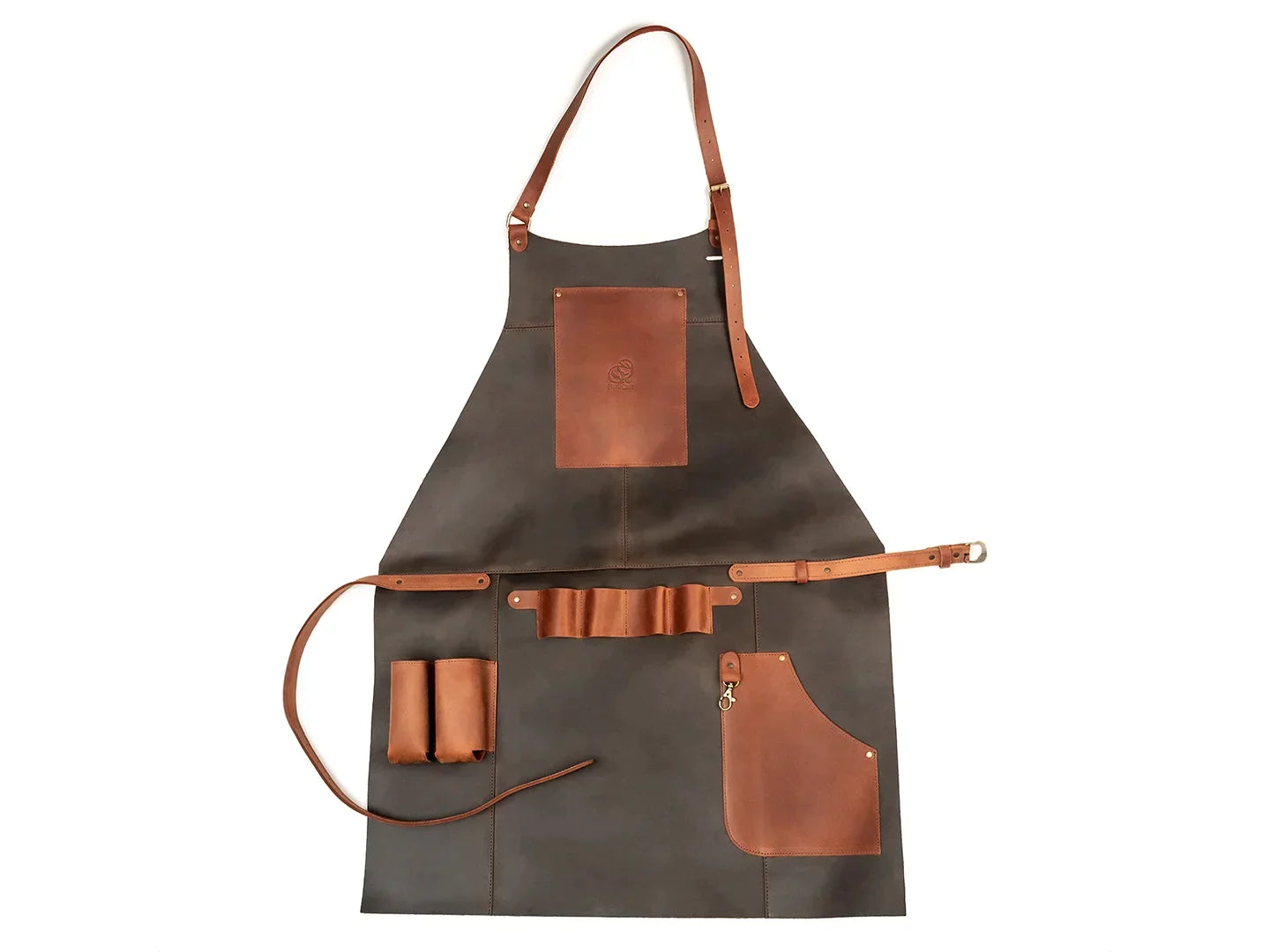 Crazy Horse Leather BBQ Apron