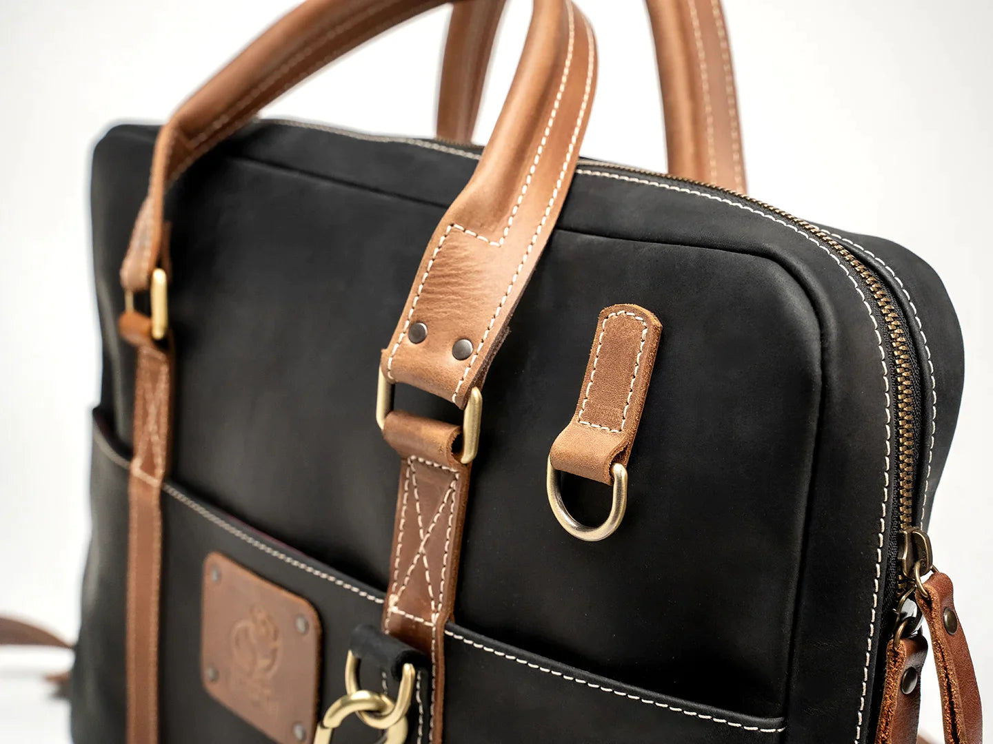 Leather Business Laptop Bag