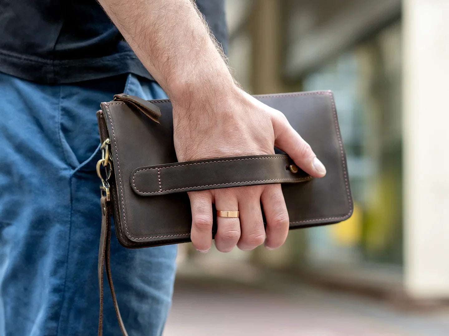 Mens wristlet sale