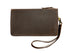 Leather Clutch Wristlet Hand Bag