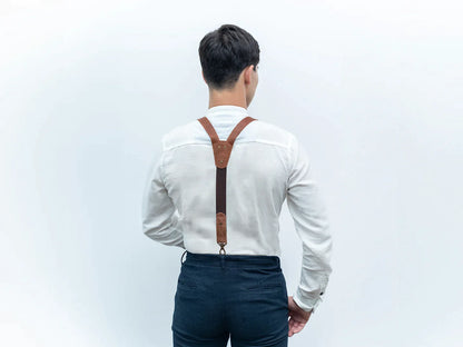 Buy Leather Suspenders for men