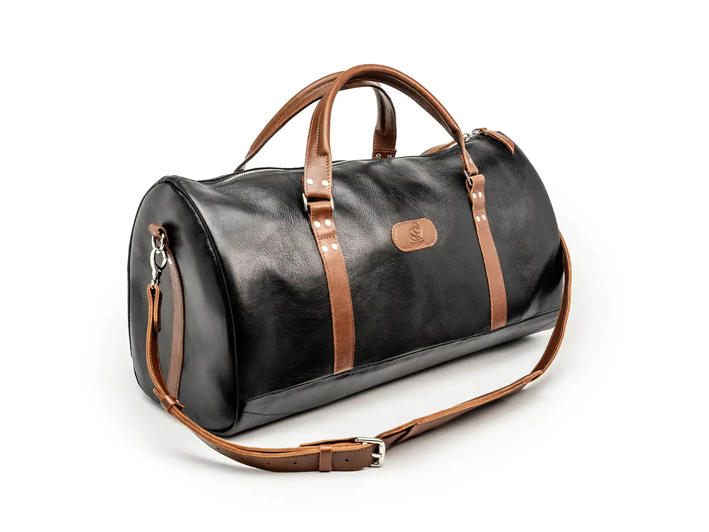 Leather Travel Luggage Duffel Bag