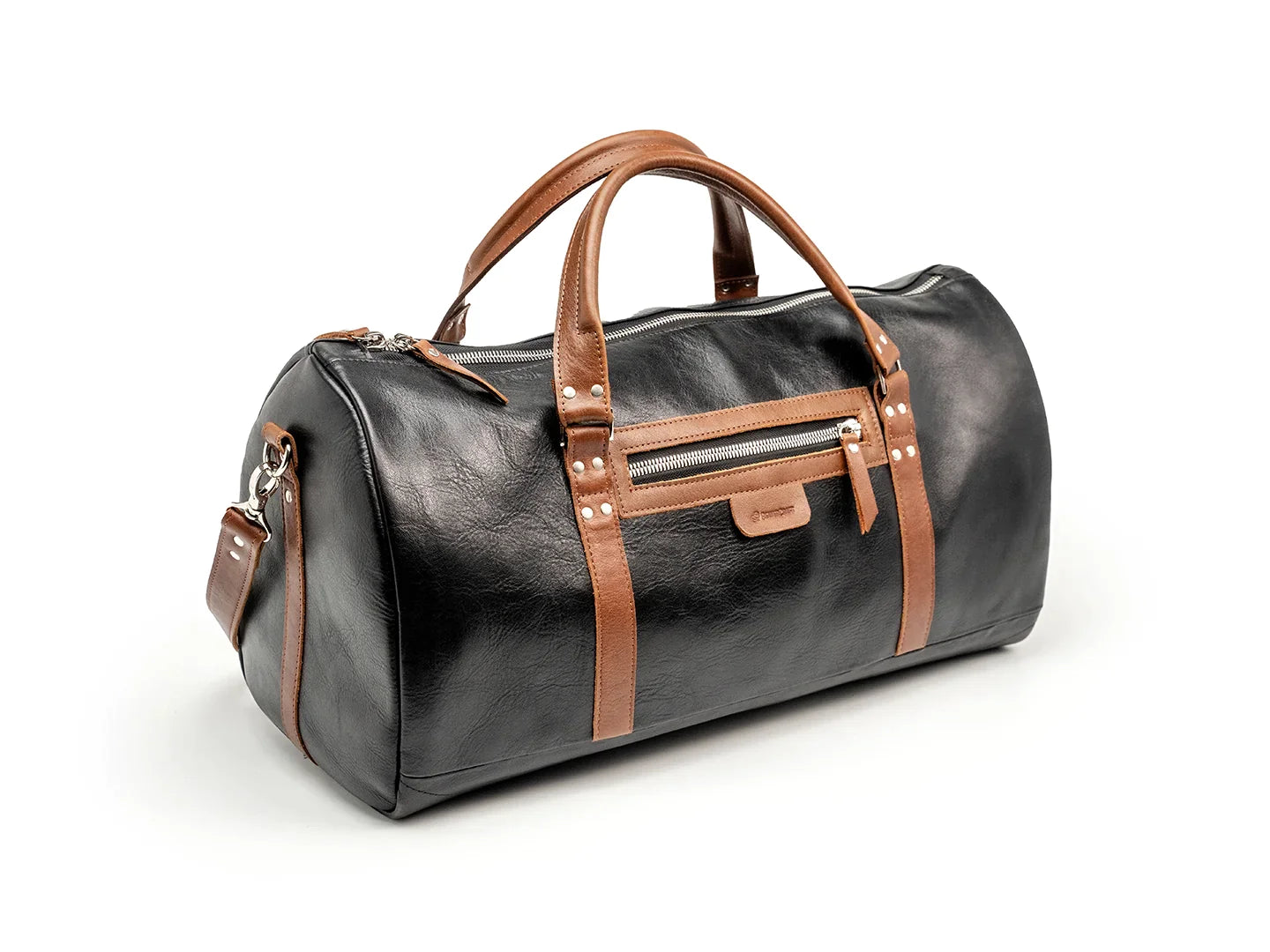 Leather Travel Luggage Duffel Bag