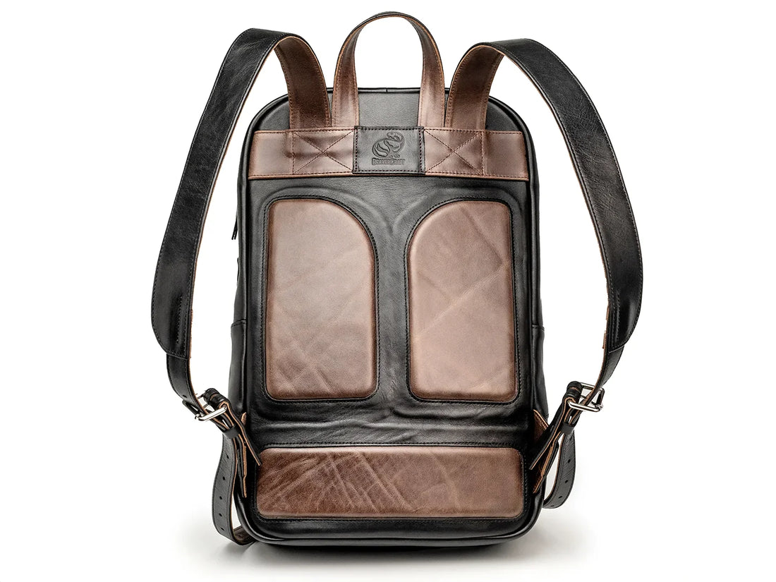 Leather Laptop Backpack