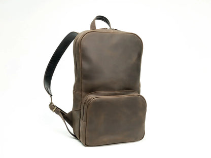 Leather Laptop Backpack